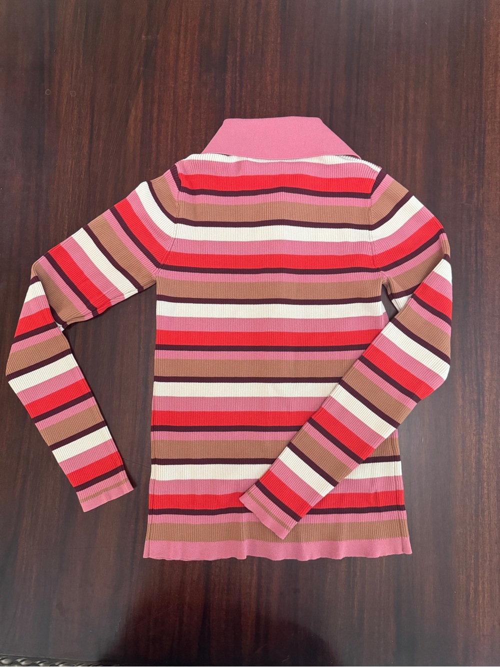 Divaceous - Striped Ribbed Cardigan - Large - Picture 4 of 4